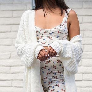 urban outfitters white blake cardigan